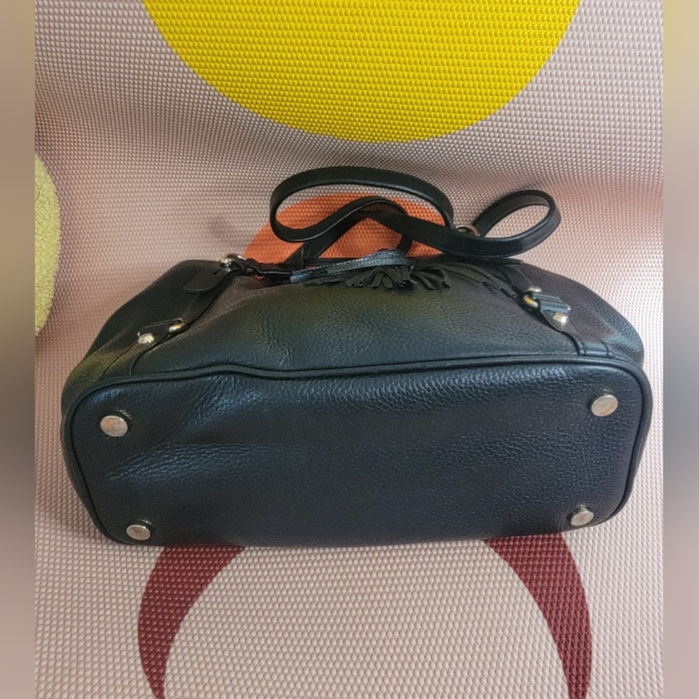 👑LOWSTART Excellent Used Condition Leather 3 Compartment MK Shouldebag - Picture 12 of 13